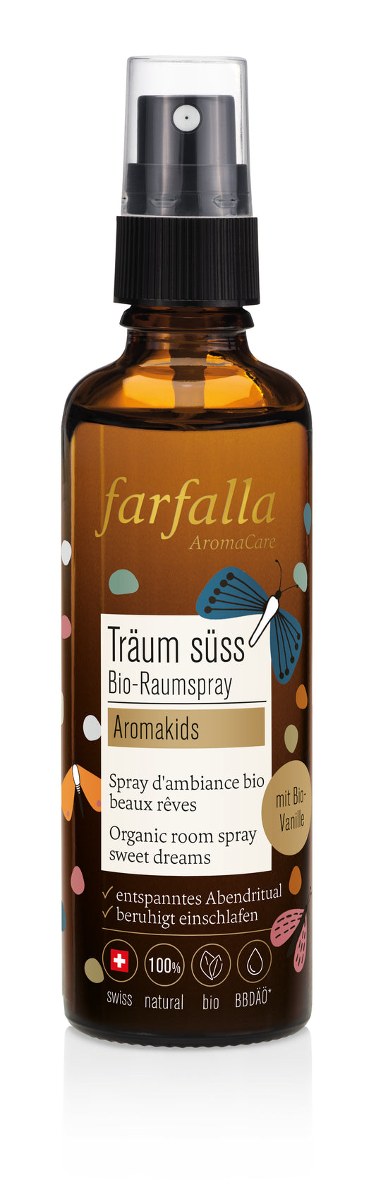Farfalla – Aromakids, Träum süss Bio-Raumspray, 75 ml