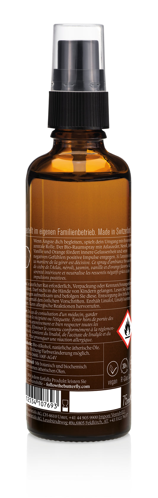Farfalla – Mentalstark, Angsthelfer Bio-Raumspray, 75 ml