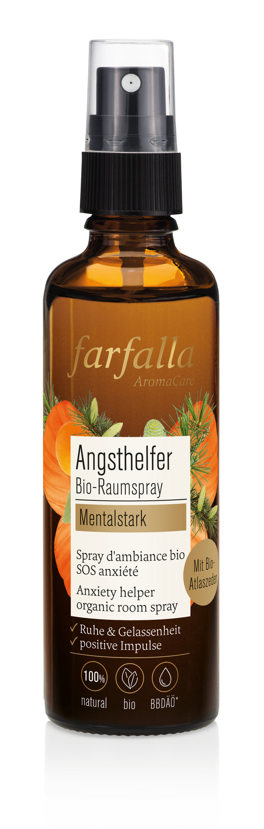 Farfalla – Mentalstark, Angsthelfer Bio-Raumspray, 75 ml