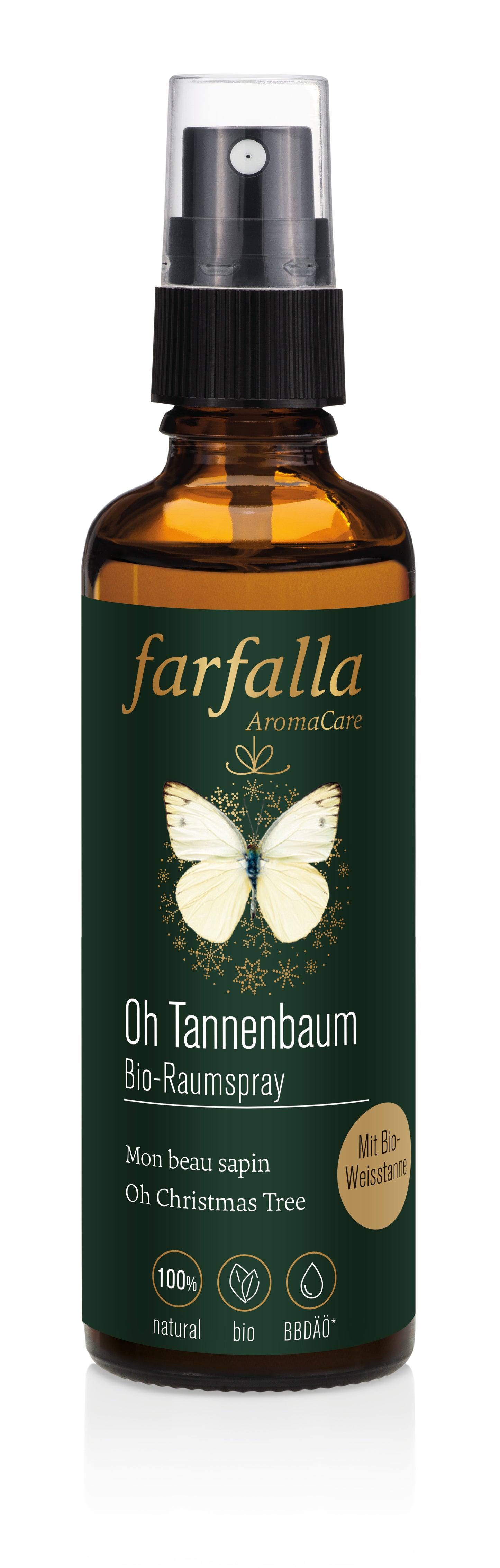 Farfalla – Oh Tannenbaum Bio-Raumspray, 75 ml
