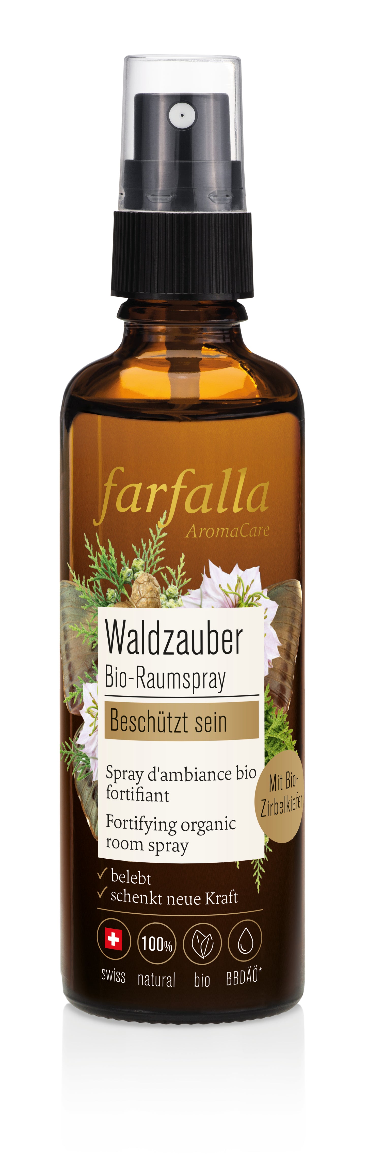 Farfalla – Beschützt sein, Waldzauber Bio-Raumspray, 75 ml
