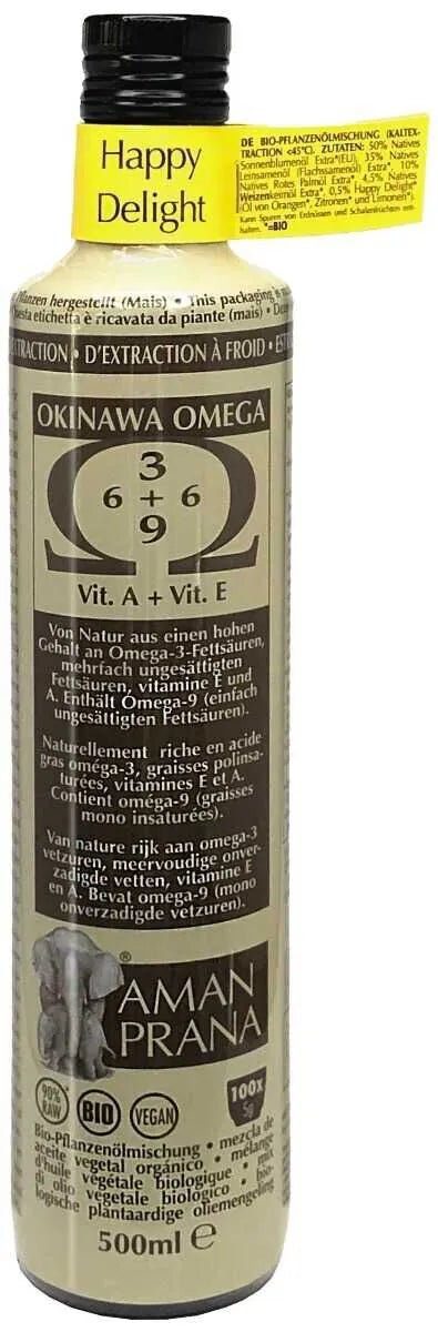 Amanprana Okinawa Omega Happy Delight 500 ml - Amanprana