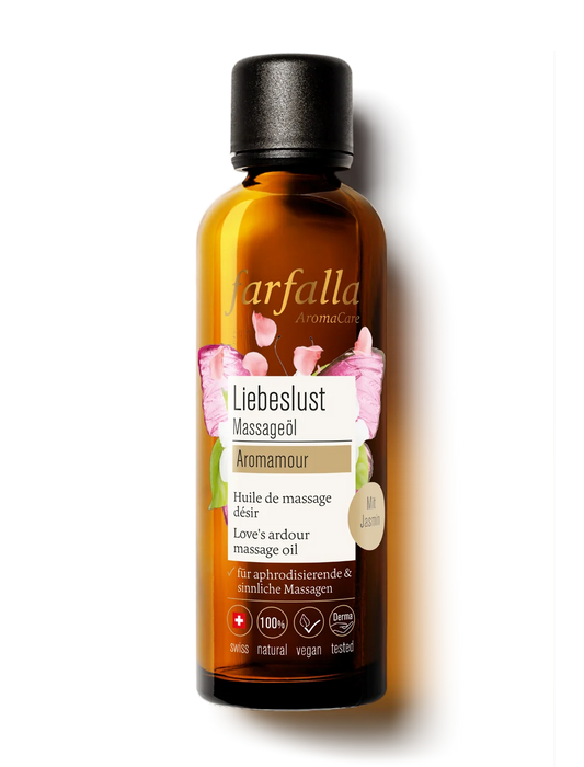 Farfalla – Aromamour, Liebeslust Massageöl, 75 ml