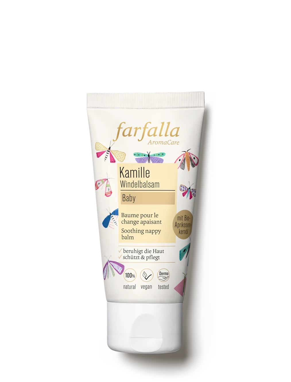 Farfalla – Baby, Kamille, Besänftigender Windelbalsam, 50 ml