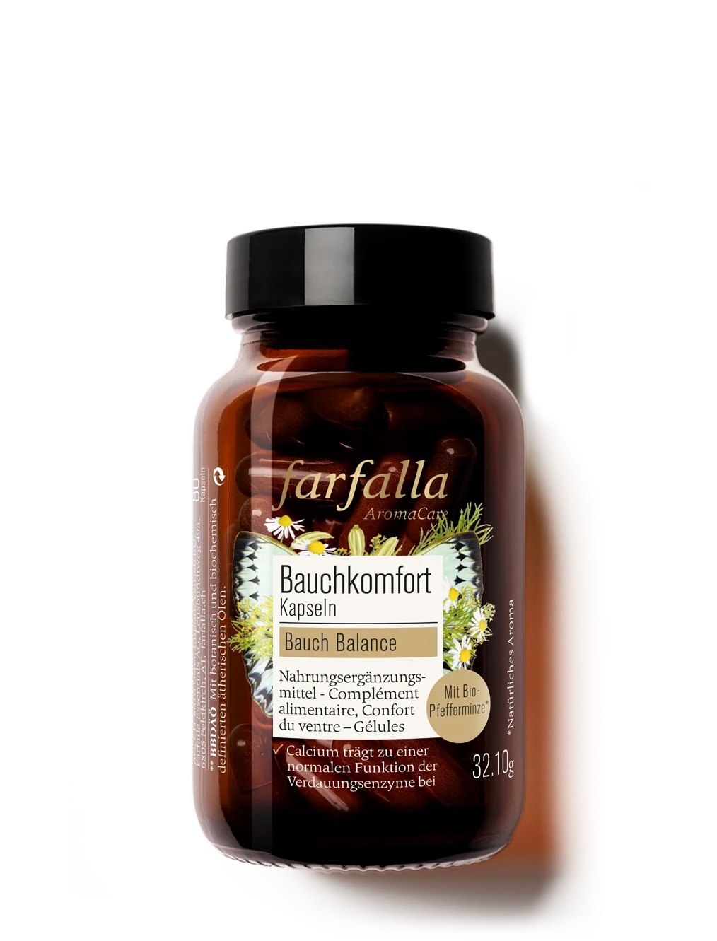 Farfalla – Bauchkomfort Kapseln, Phyto Aroma Complex, 80 Stk.