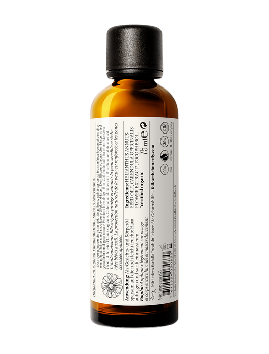 Farfalla – Calendula, Bio-Pflegeöl, beruhigend, 75 ml