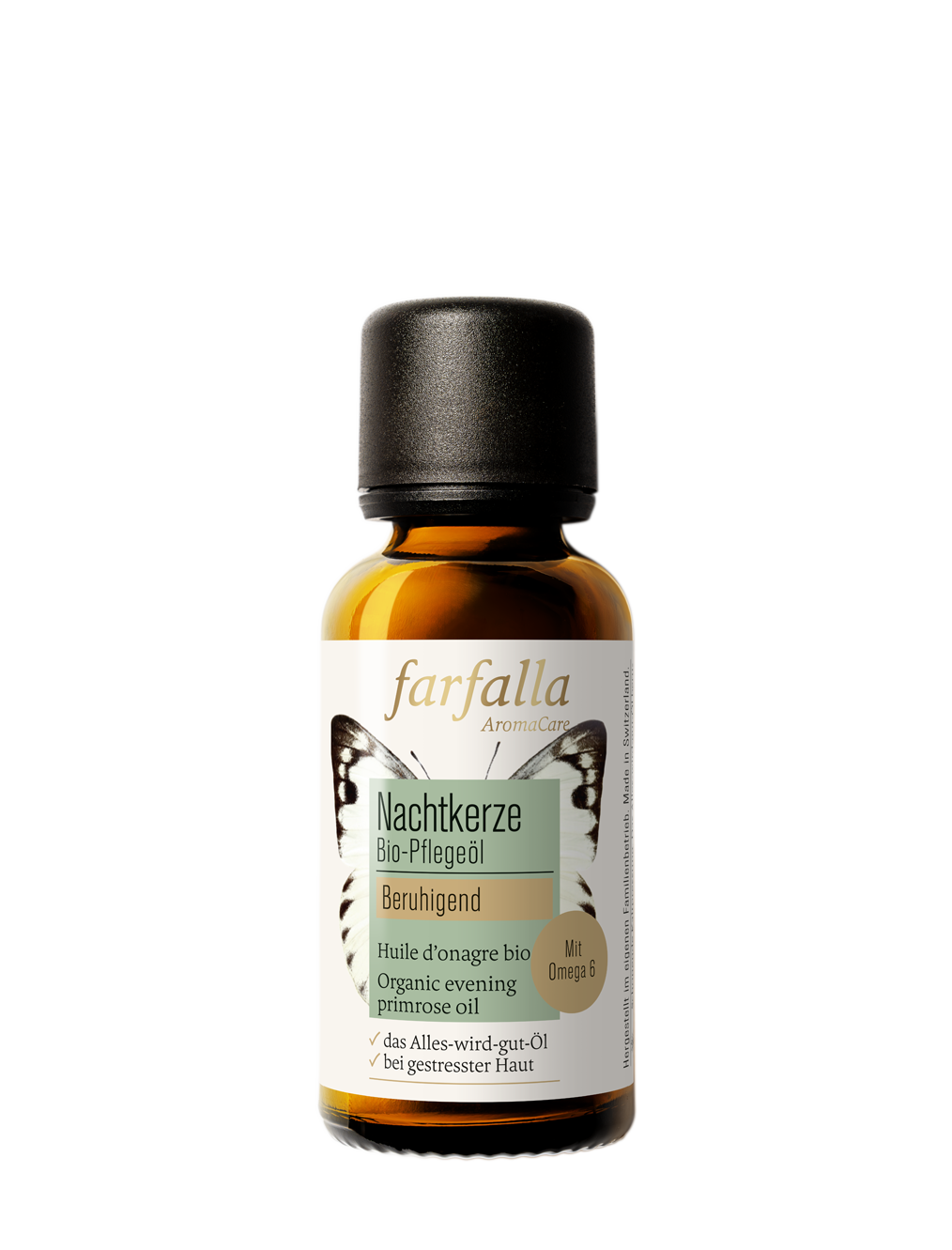 Farfalla – Nachtkerze Bio-Pflegeöl, beruhigend, 30 ml