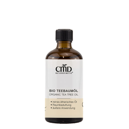 CMD Teebaumöl aus kontrolliert biologischem Anbau - mit Tropfeinsatz - 100 ml - die Naturcosmetic