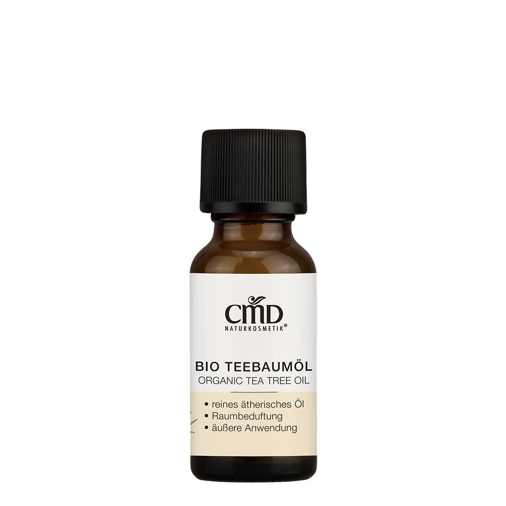 CMD Teebaumöl aus kontrolliert biologischem Anbau - mit Tropfeinsatz - 20 ml - die Naturcosmetic