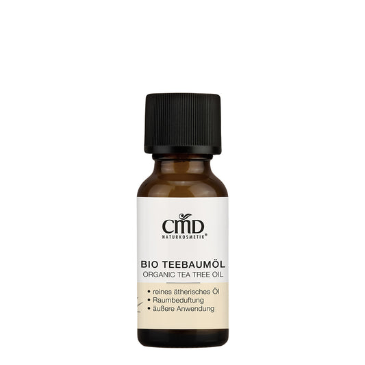 CMD Teebaumöl aus kontrolliert biologischem Anbau - mit Tropfeinsatz - 20 ml - die Naturcosmetic