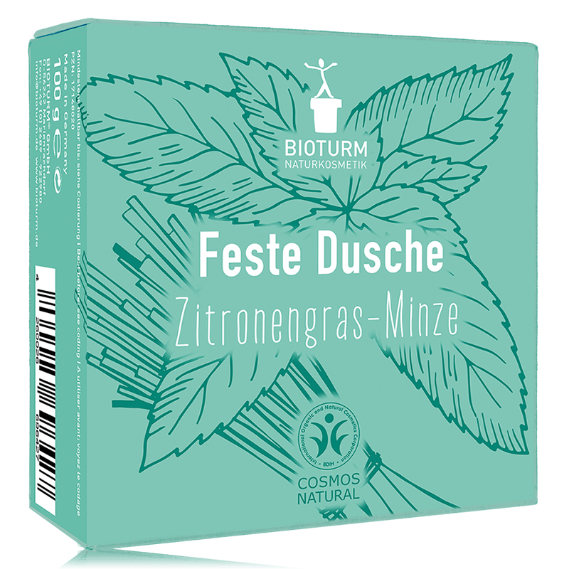 Bioturm Feste Dusche Zitronengras-Minze Nr.136, 100 g - Bioturm