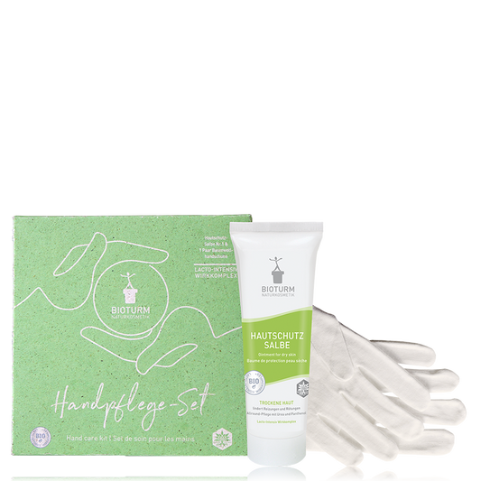 Bioturm Handpflege-Set 50 ml + Handschuhe - die Naturcosmetic