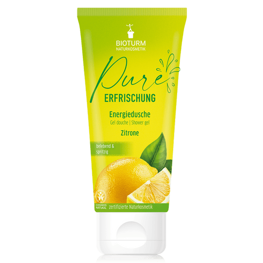Bioturm Pure Erfrischung | Energiedusche Zitrone 200 ml - Bioturm