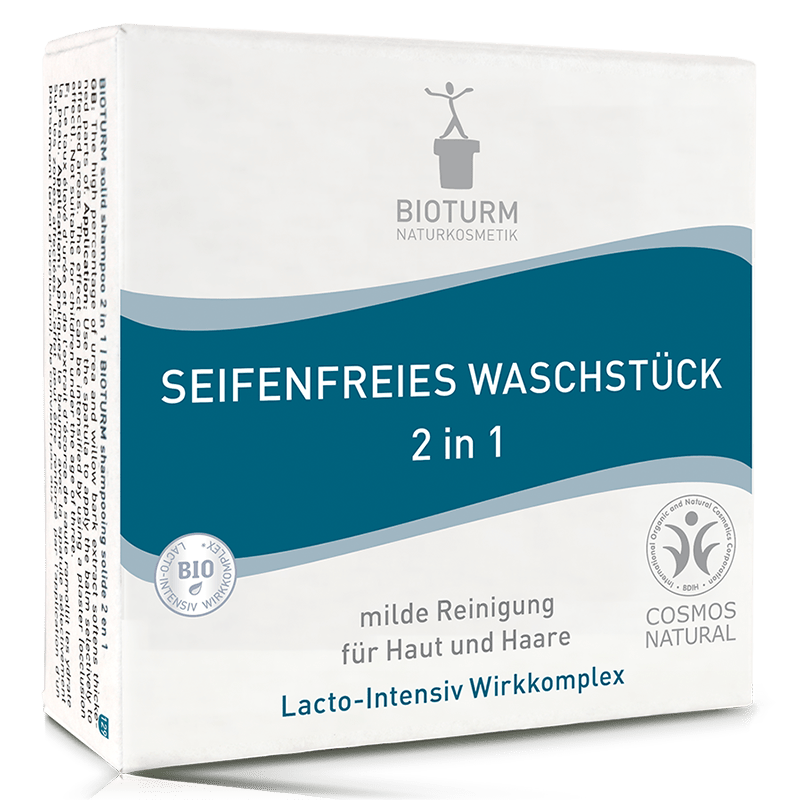 Bioturm Seifenfreies Waschstück 2 in 1 Nr.131, 100 g - Bioturm