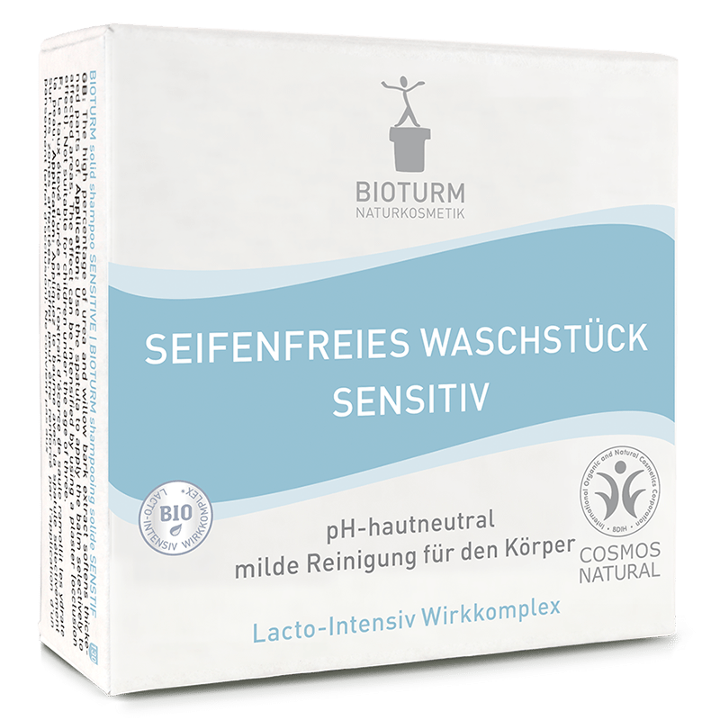 Bioturm Seifenfreies Waschstück sensitiv Nr.130, 100 g - Bioturm