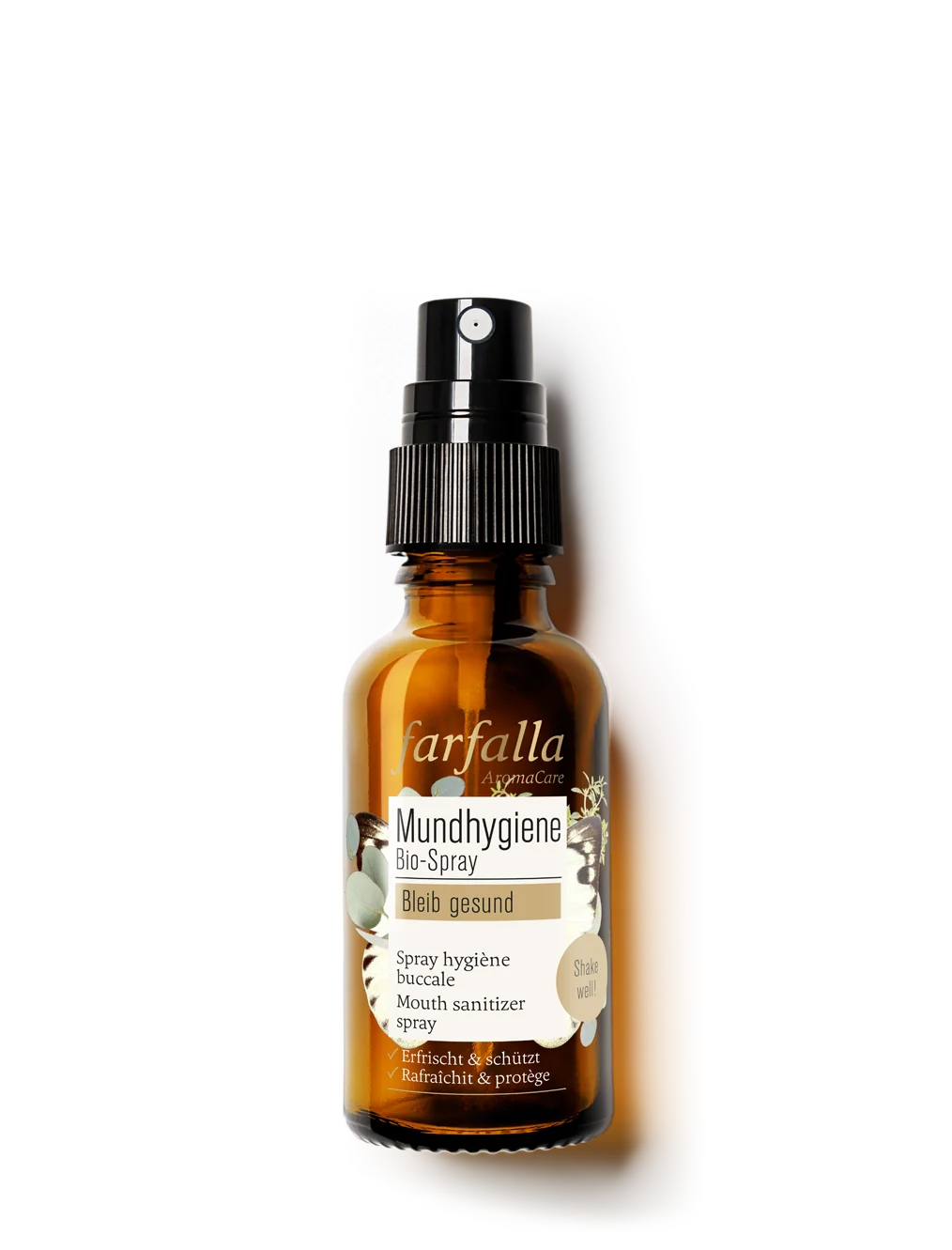 Farfalla – Bleib gesund, Pfefferminze Mundhygiene Spray, 30 ml