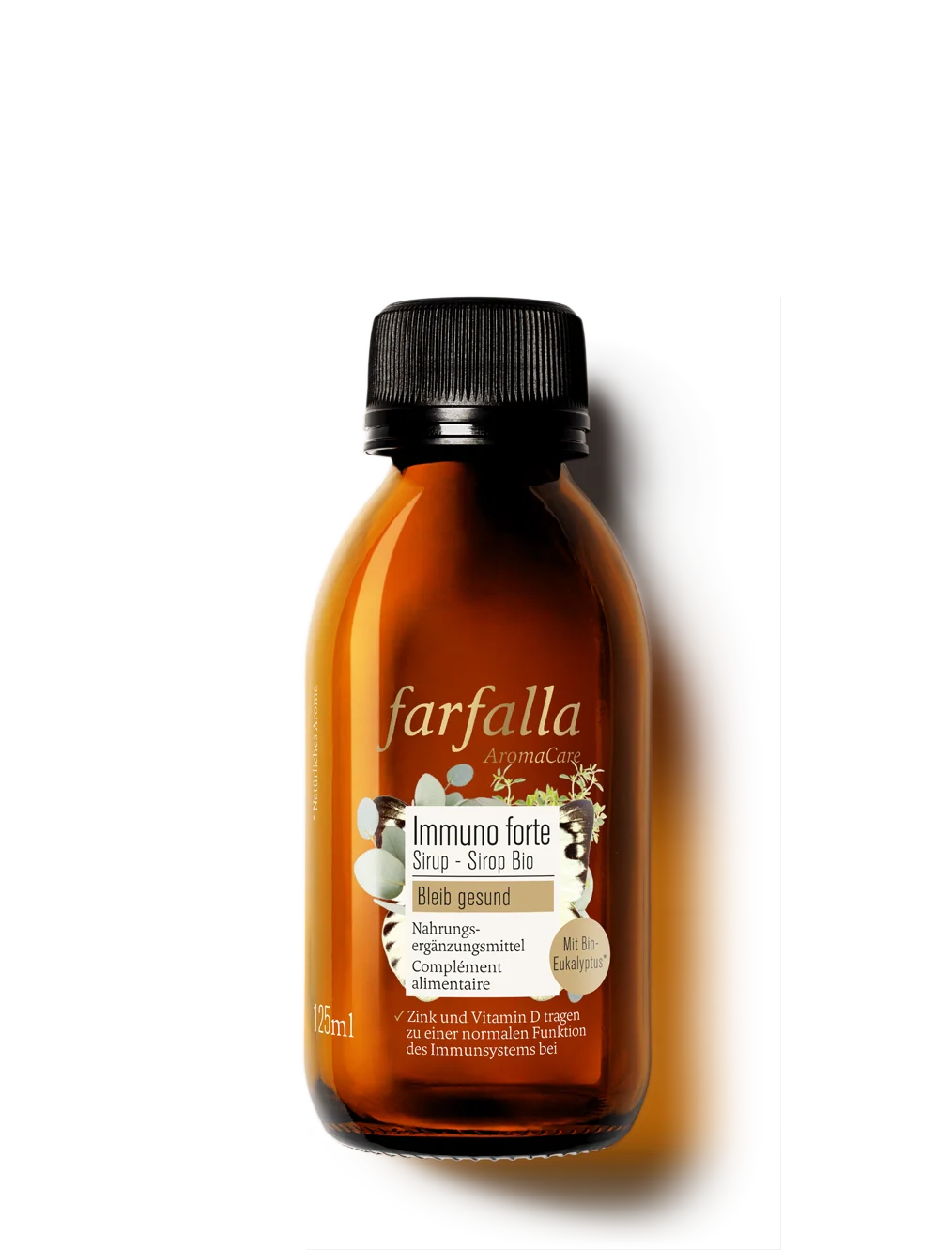 Farfalla – Bleib gesund, Immuno Forte Sirup bio, 125 ml