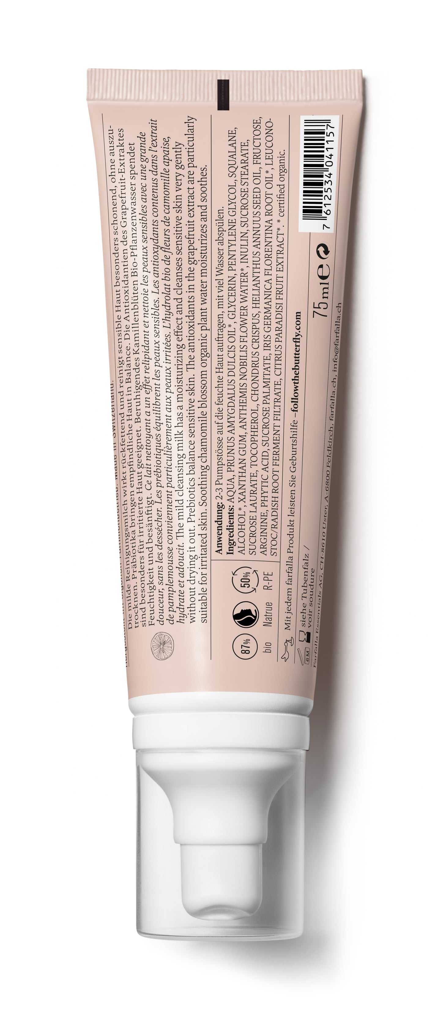 Ultrasens Cleansing Milk, Cleansing Prebio, 75ml - Rückansicht