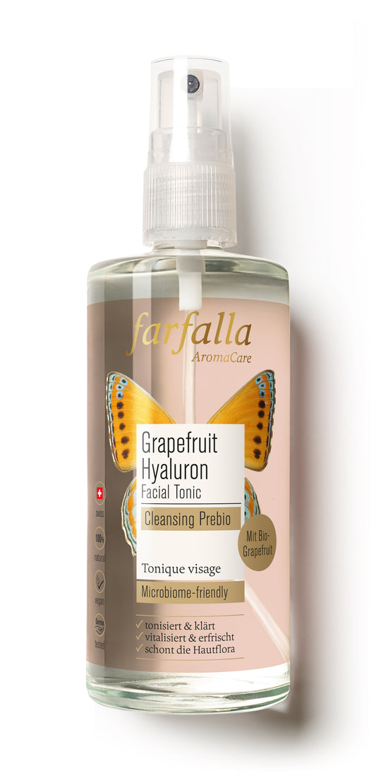 Grapefruit Hyaluron Facial Tonic, Cleansing Prebio, 100ml - Vorderansicht