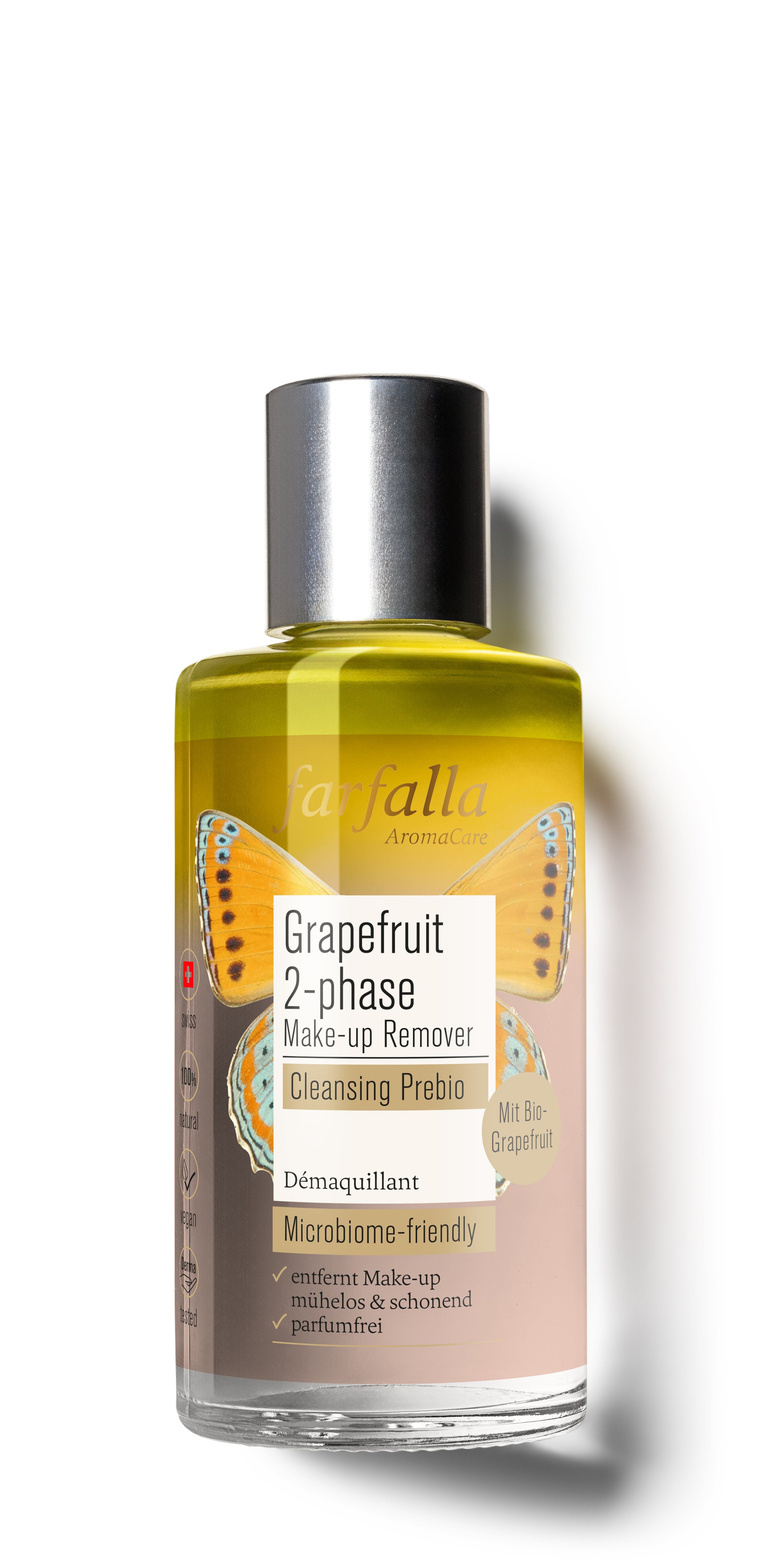 Grapefruit 2-phase Make-up Remover, Cleansing Prebio, 60ml - Vorderansicht