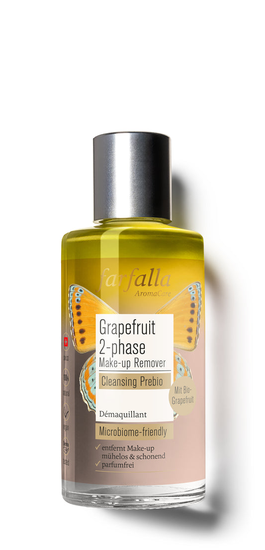 Grapefruit 2-phase Make-up Remover, Cleansing Prebio, 60ml - Vorderansicht