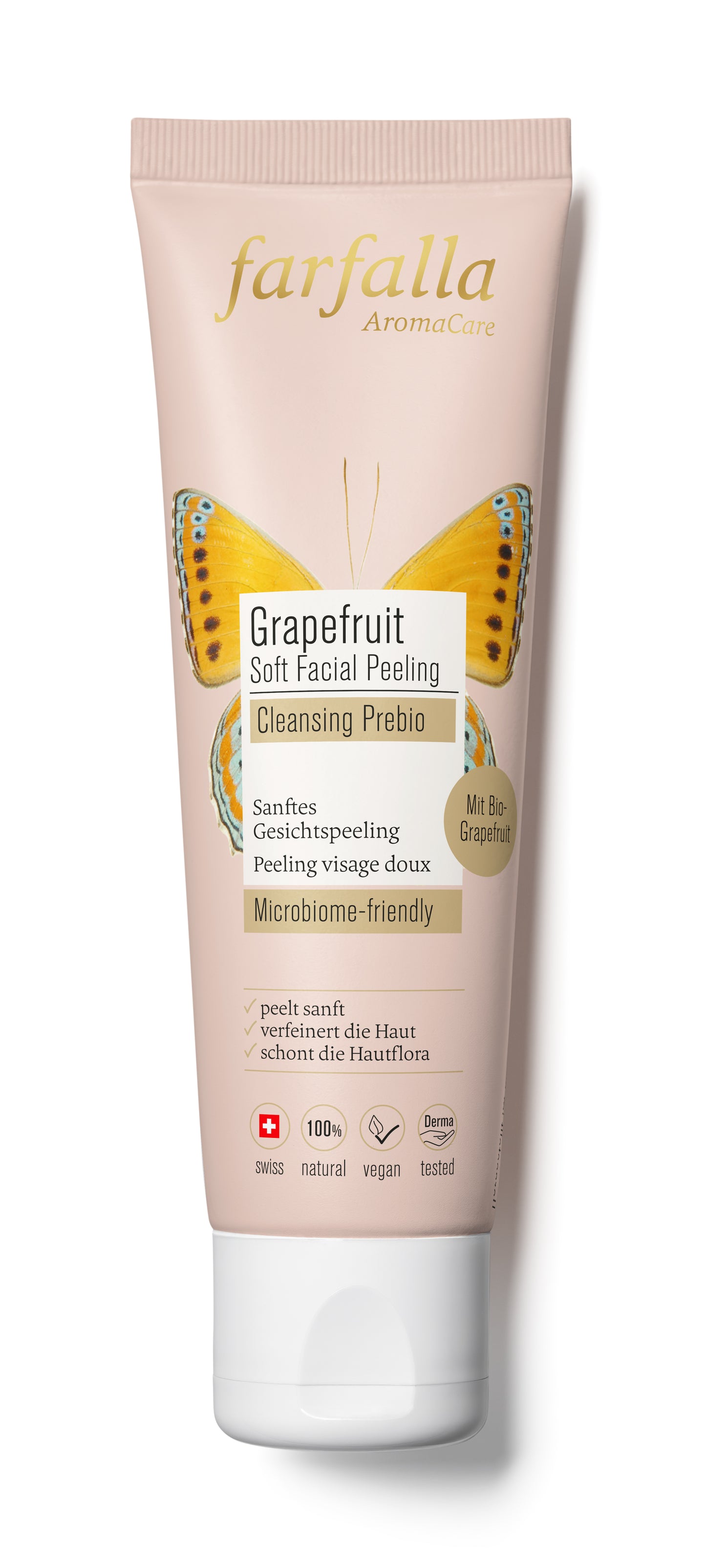 Grapefruit Soft Facial Peeling, Cleansing Prebio, 50ml - Vorderansicht