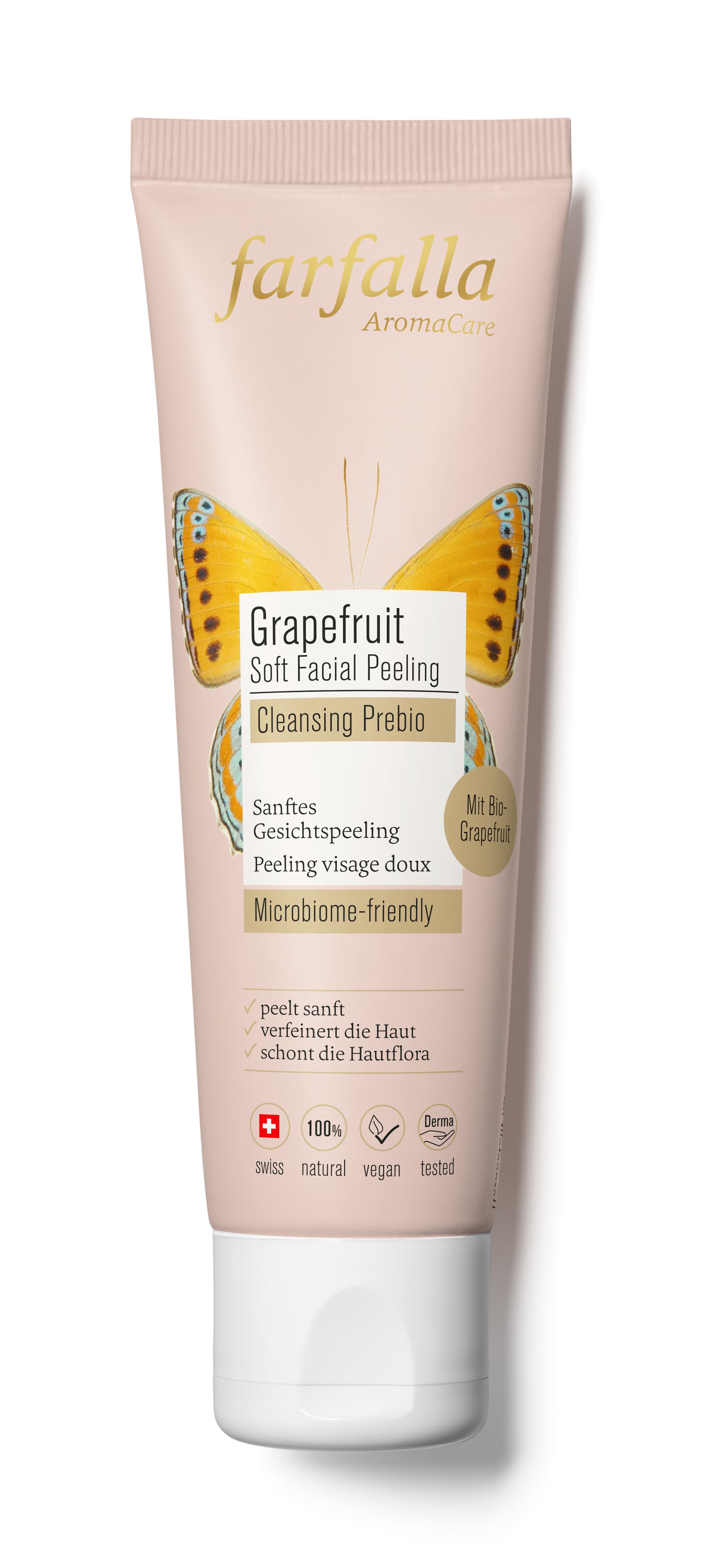 Grapefruit Soft Facial Peeling, Cleansing Prebio, 50ml - Vorderansicht