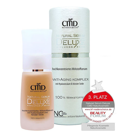 CMD Natural Serum Deluxe mit Hyaluron & Seide 30 ml - CMD