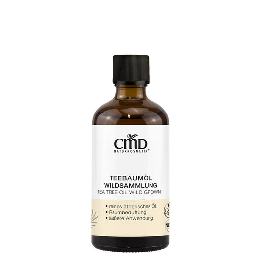 CMD Teebaumöl Wildsammlung 100 ml mit Tropfeinsatz - die Naturcosmetic