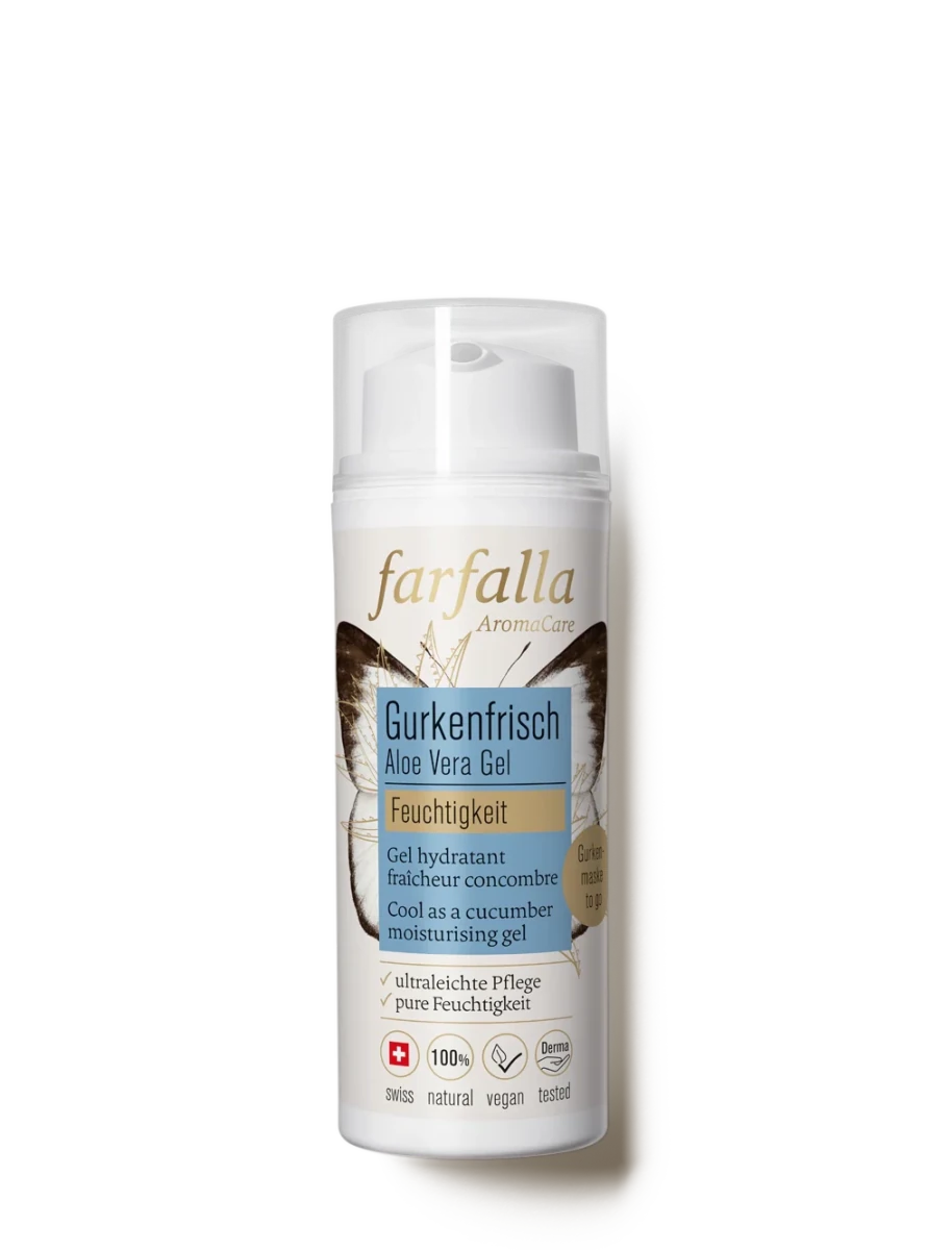 Farfalla – Aloe Vera, Gurkenfrisches Feuchtigkeitsgel, 50 ml, Feuchtigkeit - Farfalla