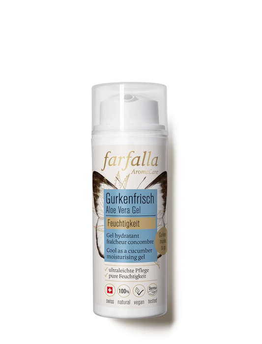 Farfalla – Aloe Vera, Gurkenfrisches Feuchtigkeitsgel, 50 ml, Feuchtigkeit - Farfalla