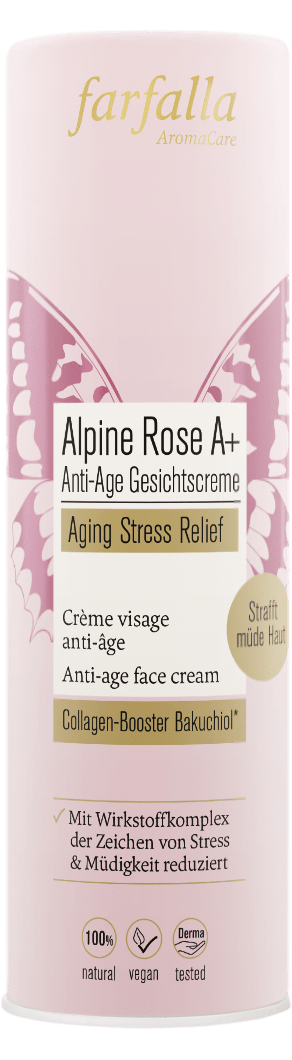 Farfalla Alpine Rose A+ Anti-Age Gesichtscreme, Aging Stress Relief, 30ml - Farfalla