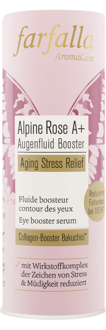 Farfalla Alpine Rose A+ Augenfluid Booster, Aging Stress Relief, 10ml - Farfalla