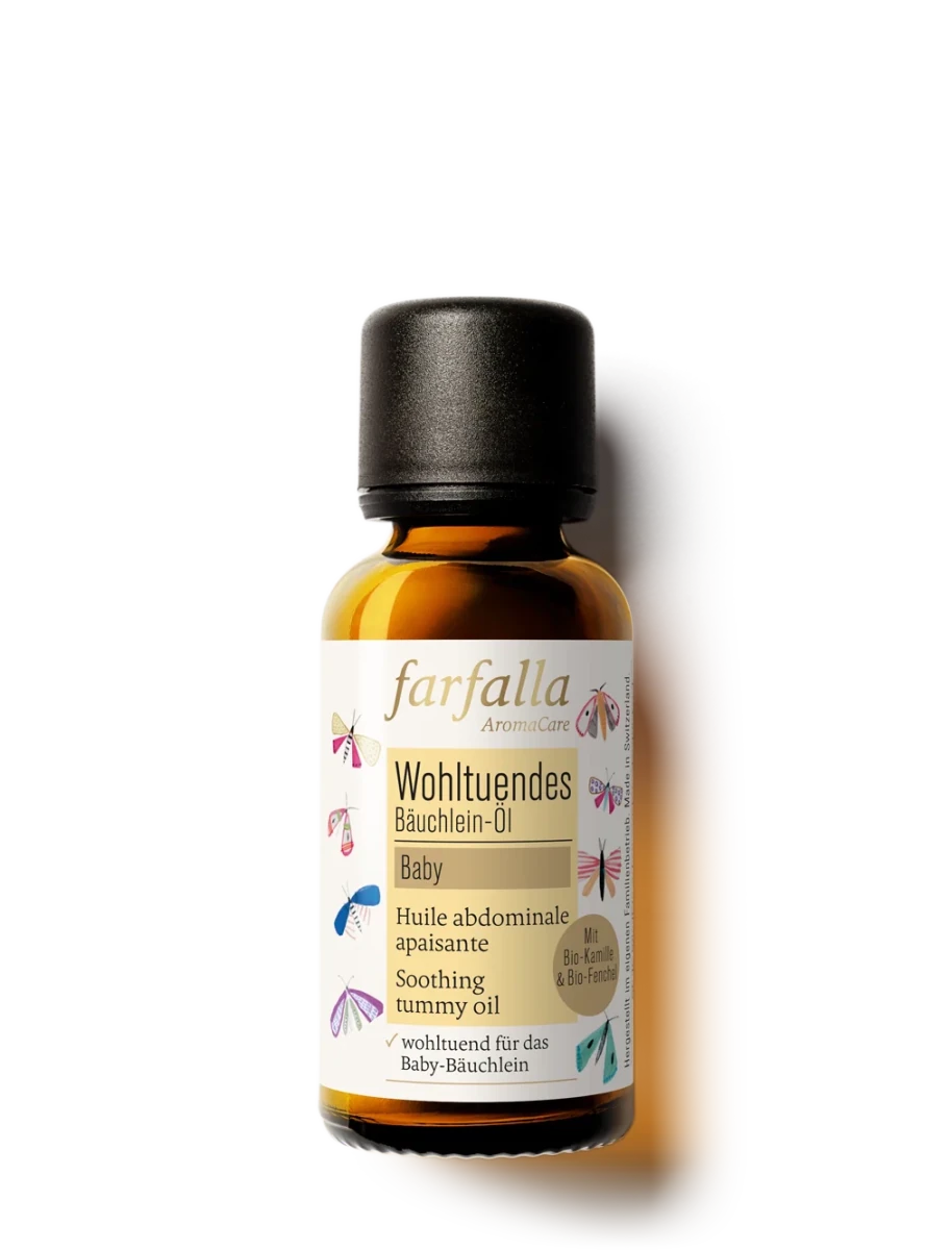Farfalla – Baby, Fenchel Kamille, Wohltuendes Bäuchleinöl, 30 ml - Farfalla