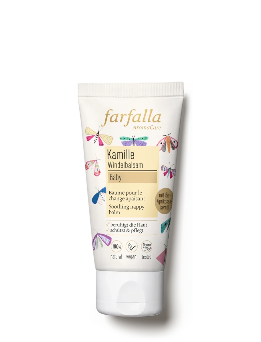 Farfalla – Baby, Kamille, Besänftigender Windelbalsam, 50 ml - Farfalla