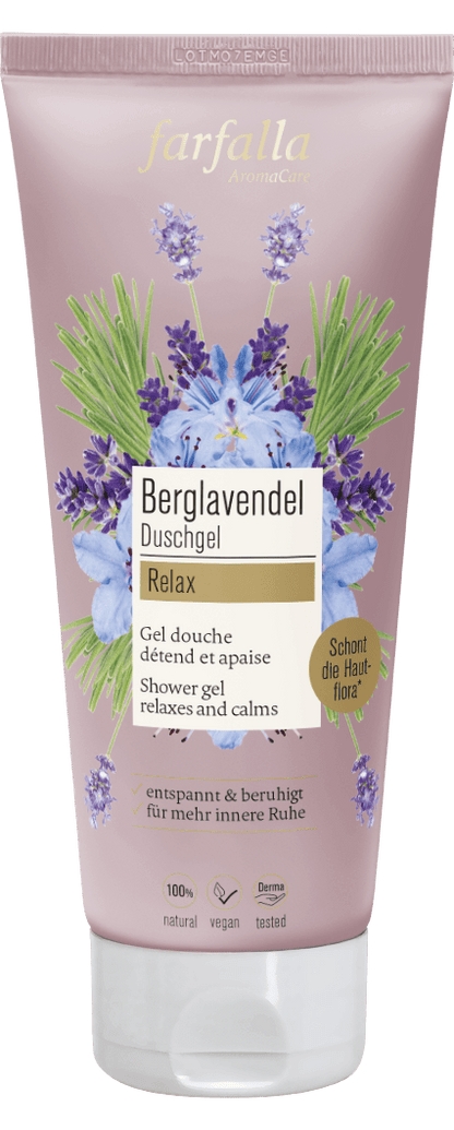 Farfalla Berglavendel Relax, Duschgel, 200ml - Farfalla