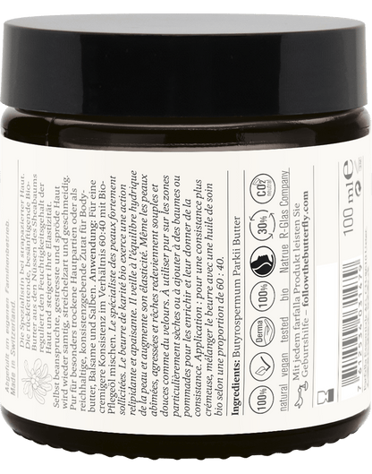 Farfalla Bio-Sheabutter, Feuchtigkeit, 100 ml - Farfalla