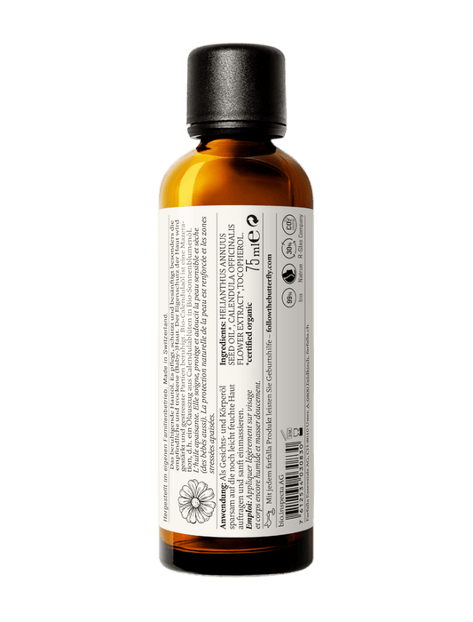 Farfalla – Calendula, Bio-Pflegeöl, beruhigend, 75 ml - Farfalla