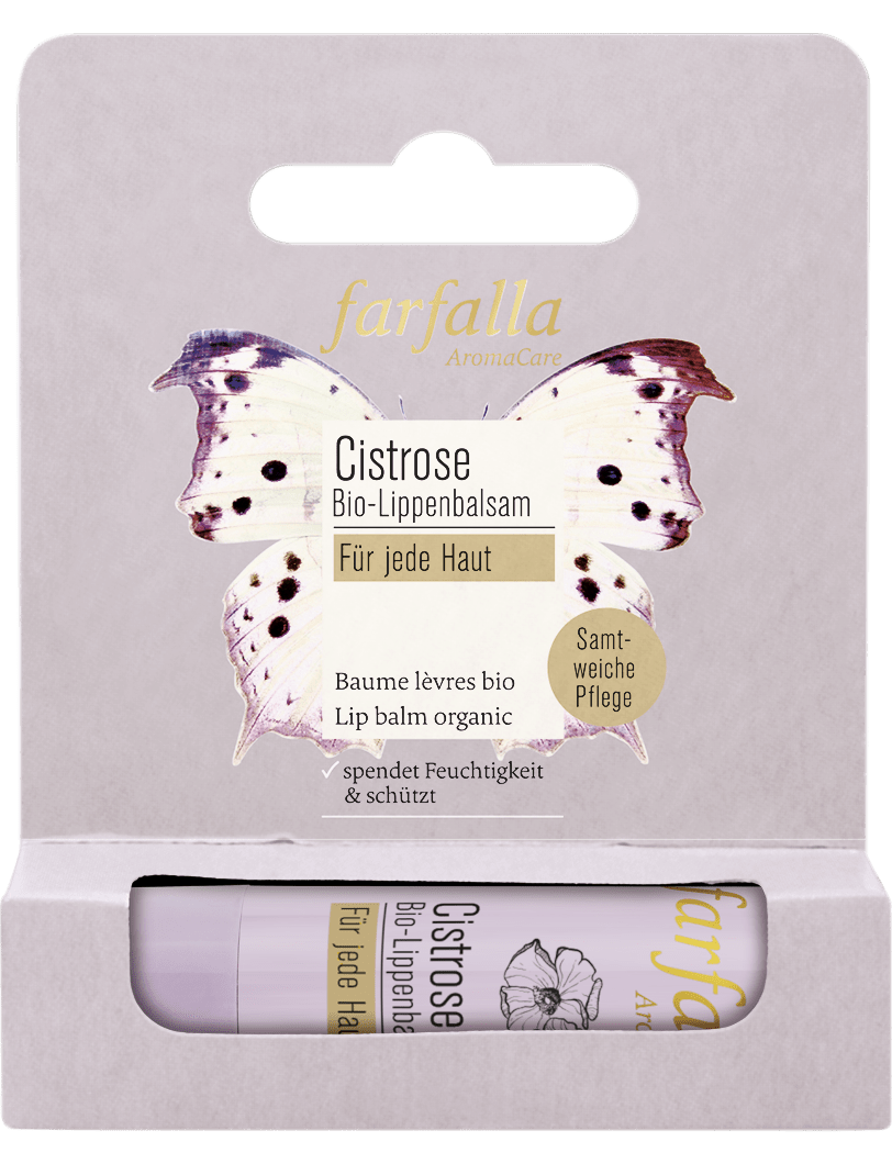 Farfalla Cistrose Für jede Haut, Bio-Lippenbalsam, 4.6g - Farfalla