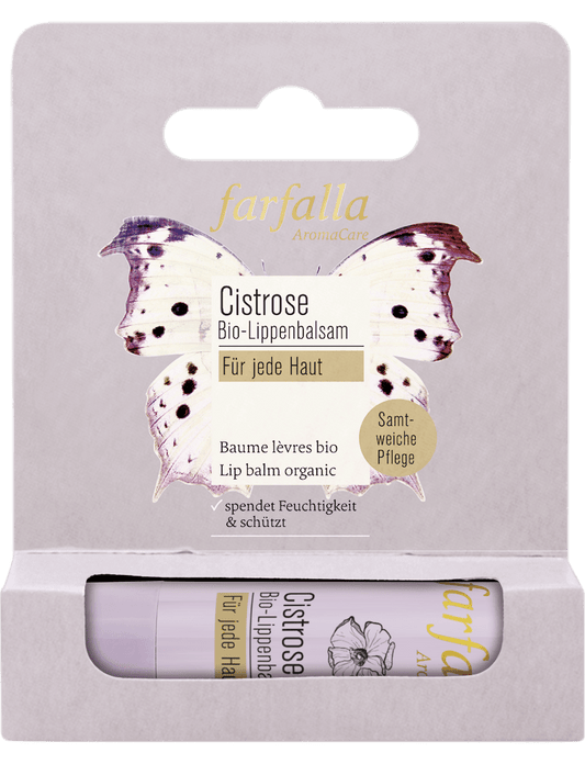 Farfalla Cistrose Für jede Haut, Bio-Lippenbalsam, 4.6g - Farfalla