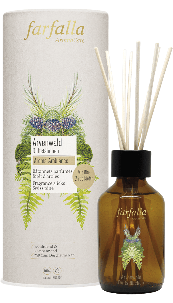 Farfalla – Duftstäbchen Arvenwald Aroma Ambiance, 150 ml - Farfalla