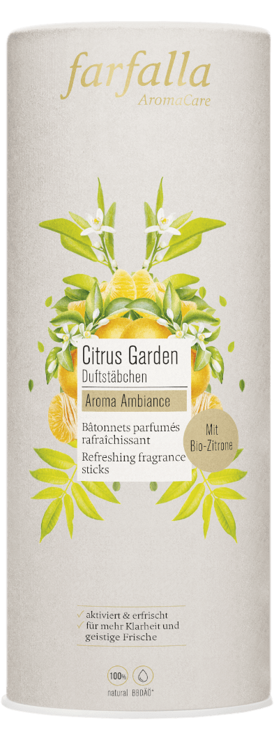 Farfalla – Duftstäbchen Citrus Garden Aroma Ambiance, 150 ml - Farfalla