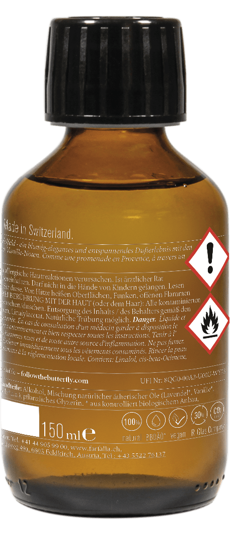 Farfalla – Duftstäbchen Lavender Field Aroma Ambiance Nachfüllung, 150 ml - Farfalla