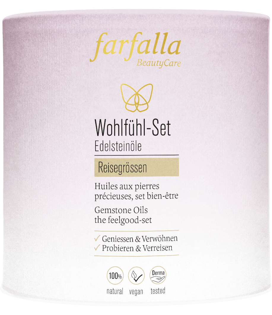 Farfalla Edelsteinöle Wohlfühl-Set, 7x 10 ml - Farfalla