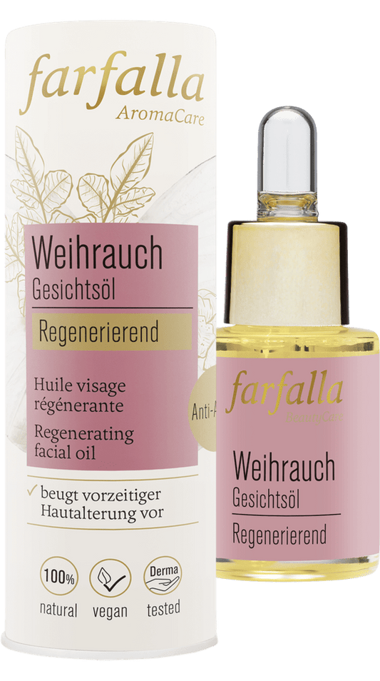 Farfalla Gesichtsöl Weihrauch, regenerierend 15 ml - Farfalla