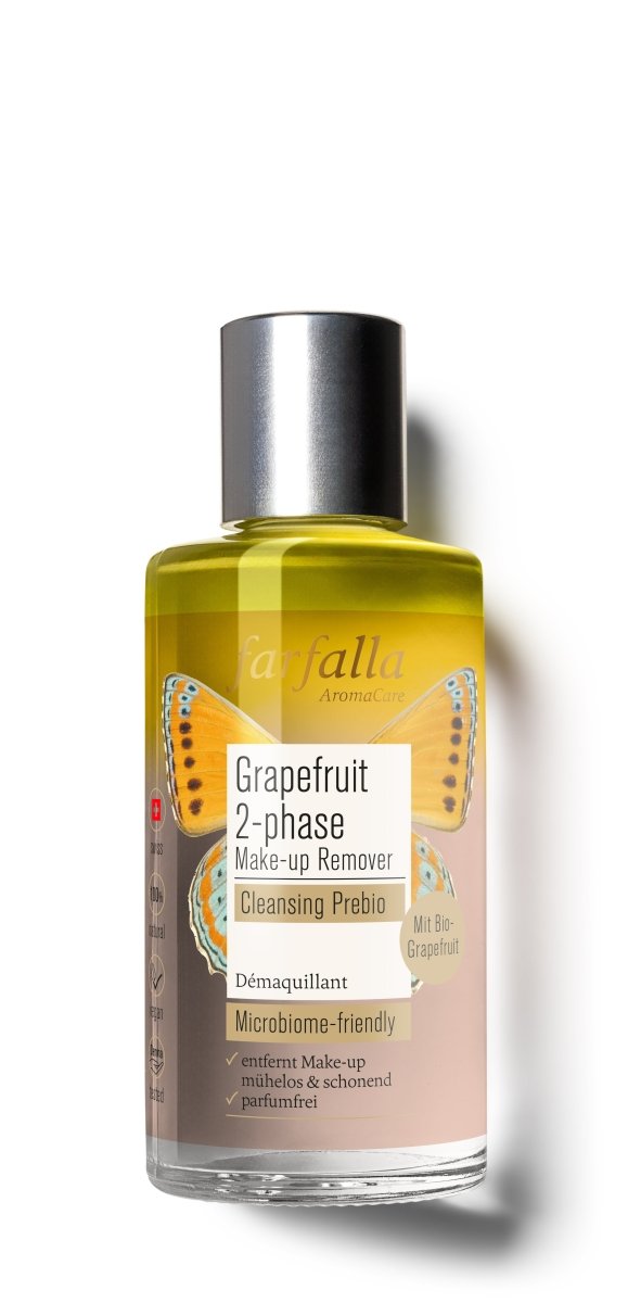 Farfalla - Grapefruit 2-phase Make-up Remover, Cleansing Prebio, 60ml - Farfalla