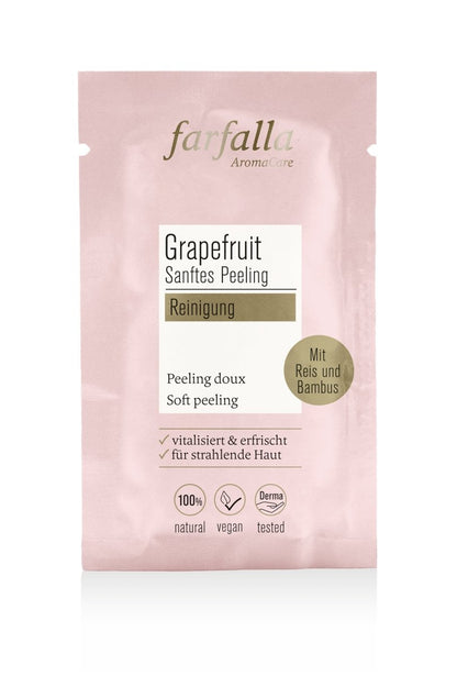 Farfalla Grapefruit Reinigung, Sanftes Peeling 7 ml - Farfalla