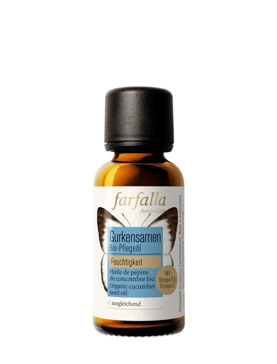 Farfalla – Gurkensamen, Bio-Pflegeöl, Feuchtigkeit, 30 ml - Farfalla