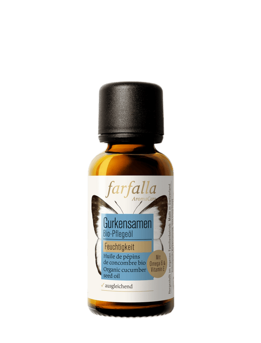 Farfalla – Gurkensamen, Bio-Pflegeöl, Feuchtigkeit, 30 ml - Farfalla