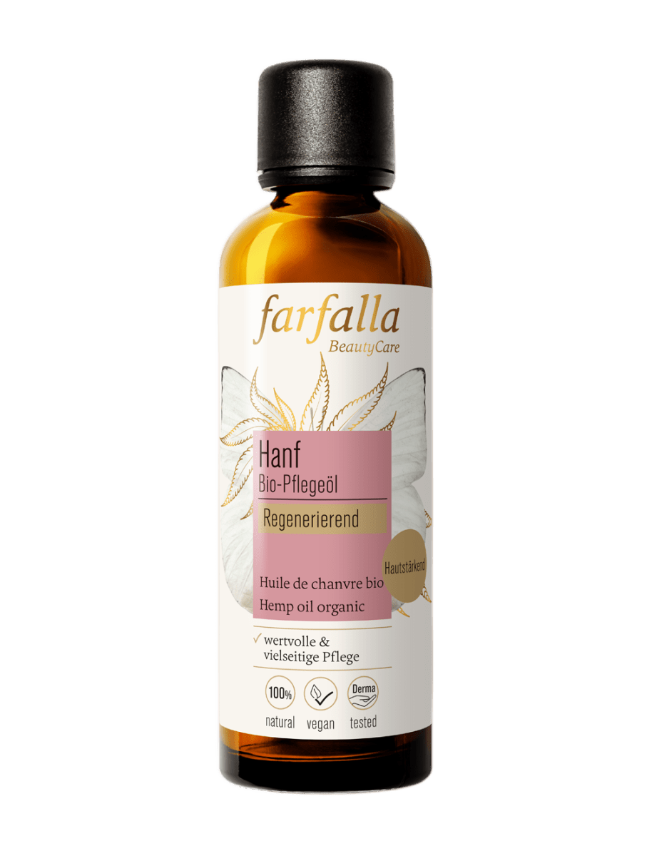 Farfalla – Hanf, Bio-Pflegeöl, regenerierend, 75 ml - Farfalla